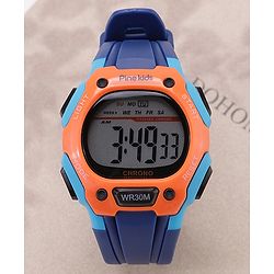 Pine Kids  Free Size Digital Watch - Navy Blue