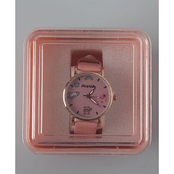 Pine Kids  Free Size Analog Watch with Rainbow Print - Pink