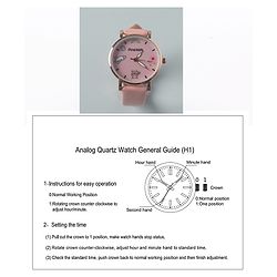 Pine Kids  Free Size Analog Watch with Rainbow Print - Pink