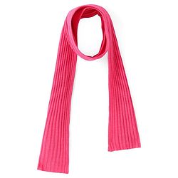 Pine Kids Full Sleeve Woolen Dress With Scarf - Pink