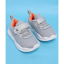 Pine Kids Glittery Detailing Velcro Closure Causal Shoes - Grey