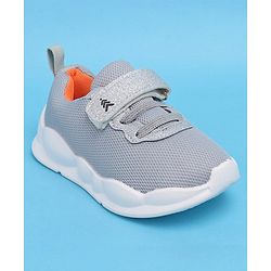 Pine Kids Glittery Detailing Velcro Closure Causal Shoes - Grey