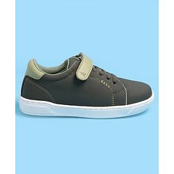 Pine Kids Velcro and Lace Closure Casual Shoes - Green