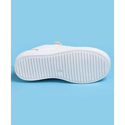 Pine Kids Velcro and Lace Closure Casual Shoes - White
