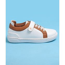 Pine Kids Velcro and Lace Closure Casual Shoes - Dark Grey