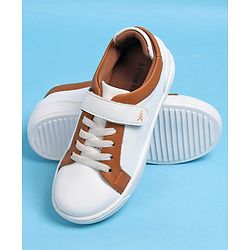 Pine Kids Velcro and Lace Closure Casual Shoes - Dark Grey