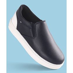 Pine Kids Solid Colour Slip On Casual Shoes - Blue