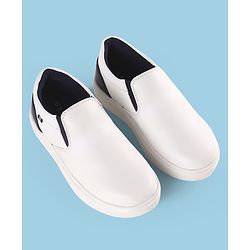 Pine Kids Solid Colour Slip On Casual Shoes - Blue