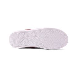 Pine Kids Velcro Closure Sneakers Shoes - White & Red