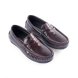 Pine Kids Slip on Formal Wear Shoes - Maroon