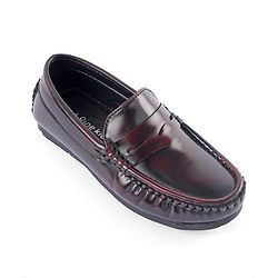Pine Kids Slip on Formal Wear Shoes - Maroon