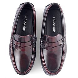 Pine Kids Slip on Formal Wear Shoes - Maroon