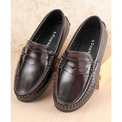 Pine Kids Slip on Formal Wear Shoes - Maroon