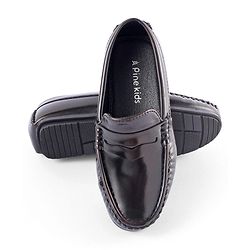 Pine Kids Slip on Formal Wear Shoes - Maroon