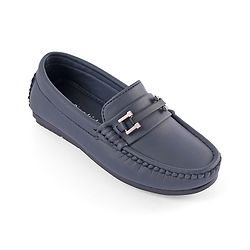 Pine Kids Slip On Formal Wear Shoes - Navy