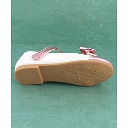Pine Kids Velcro Closure Bellies with Bow Applique - Red