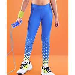 Pine Active Full Length Super Stretch Leggings - Blue