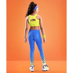 Pine Active Full Length Super Stretch Leggings - Blue
