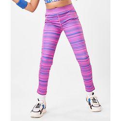 Pine Active Full Length Super Stretch Leggings - Purple