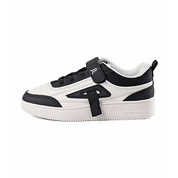 Pine Kids Sneakers  with Velco Closure - Black & White