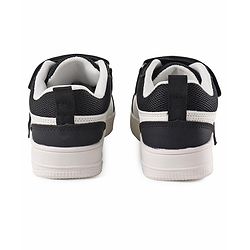 Pine Kids Sneakers  with Velco Closure - Black & White
