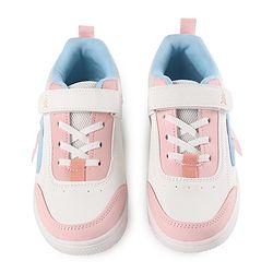 Pine Kids Sneakers  with Velco Closure - Black & White