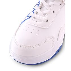 Pine Kids Velcro Closure Sneakers - White & Blue