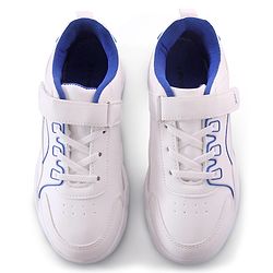 Pine Kids Velcro Closure Sneakers - White & Blue