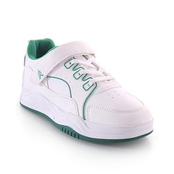 Pine Kids Velcro Closure Sneakers - White & Green