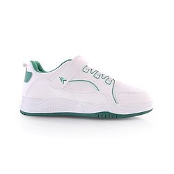 Pine Kids Velcro Closure Sneakers - White & Green