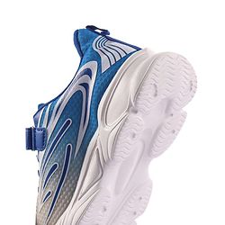Pine Kids Velcro Closure Sneakers - White & Blue