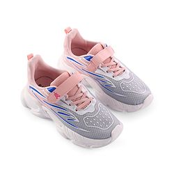 Pine Kids Velcro Closure Sneakers - White & Blue