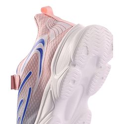 Pine Kids Velcro Closure Sneakers - White & Blue