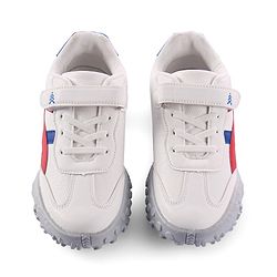 Pine Kids Sneakers With Velcro Closure Solid- White