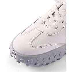 Pine Kids Sneakers With Velcro Closure Solid- White
