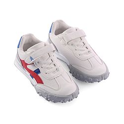 Pine Kids Sneakers With Velcro Closure Solid- White