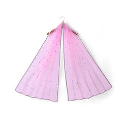 Pine Kids Half Sleeves Lehenga And Choli Set With Sequine Detailing - Light Pink