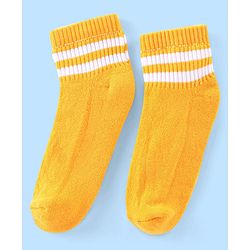 Pine Kids Cotton Blend Ankle Length Socks Striped Pack of 3 (Colour May Vary)