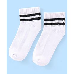 Pine Kids Cotton Blend Ankle Length Socks Striped Pack of 3 (Colour May Vary)