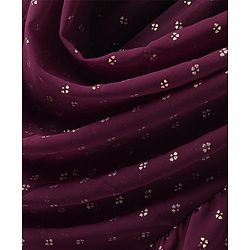 Pine Kids Sleeveless Brocade Tiered Choli Lehanga  Set - Plum