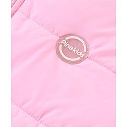 Pine Kids Full Sleeves Solid Color Medium Winter Jacket - Baby Pink
