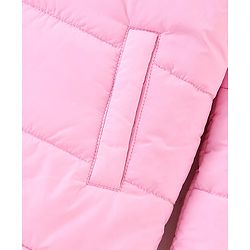 Pine Kids Full Sleeves Solid Color Medium Winter Jacket - Baby Pink