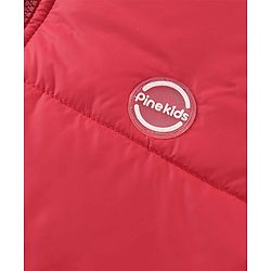 Pine Kids Full Sleeves Solid Color Medium Winter Jacket - Red