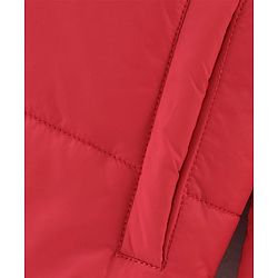 Pine Kids Full Sleeves Solid Color Medium Winter Jacket - Red
