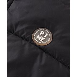Pine Kids Full Sleeves Solid Color Medium Winter Jacket - Black