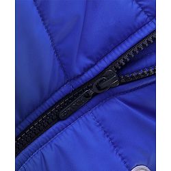 Pine Kids Full Sleeves Medium Winter Jacket Solid Colour - Royal Blue