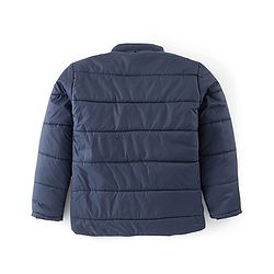 Pine Kids  Full Sleeves Quilted Medium Winter Jacket Solid Colour - Navy Blue