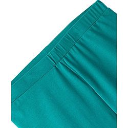 Pine Kids Cotton Lycra Knit Full Length Solid Color Legging - Spring Bouquet