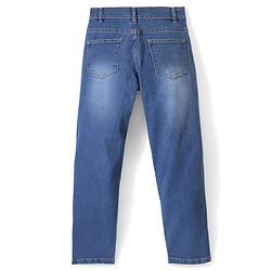 Pine Kids Cotton Rich Full Length Stretchable Denim - Mid Blue