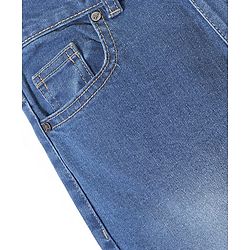 Pine Kids Cotton Rich Full Length Stretchable Denim - Mid Blue